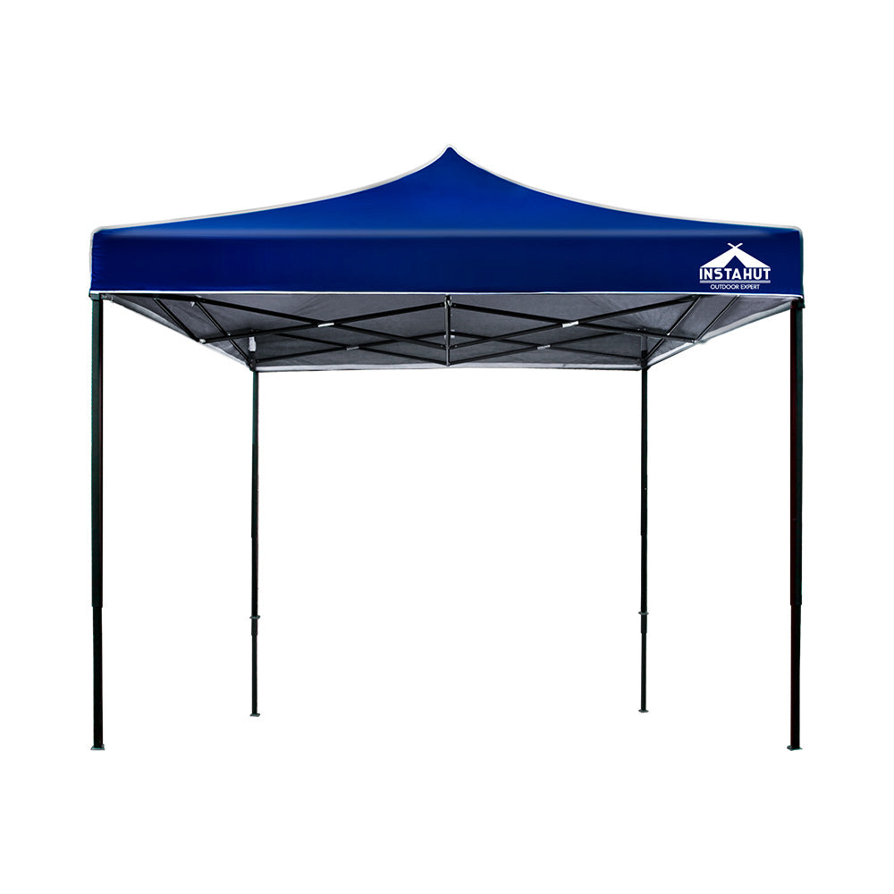 Gazebo Pop Up Marquee | 3x3 | Folding Tent | Outdoor Camping | 500D Oxford | Blue