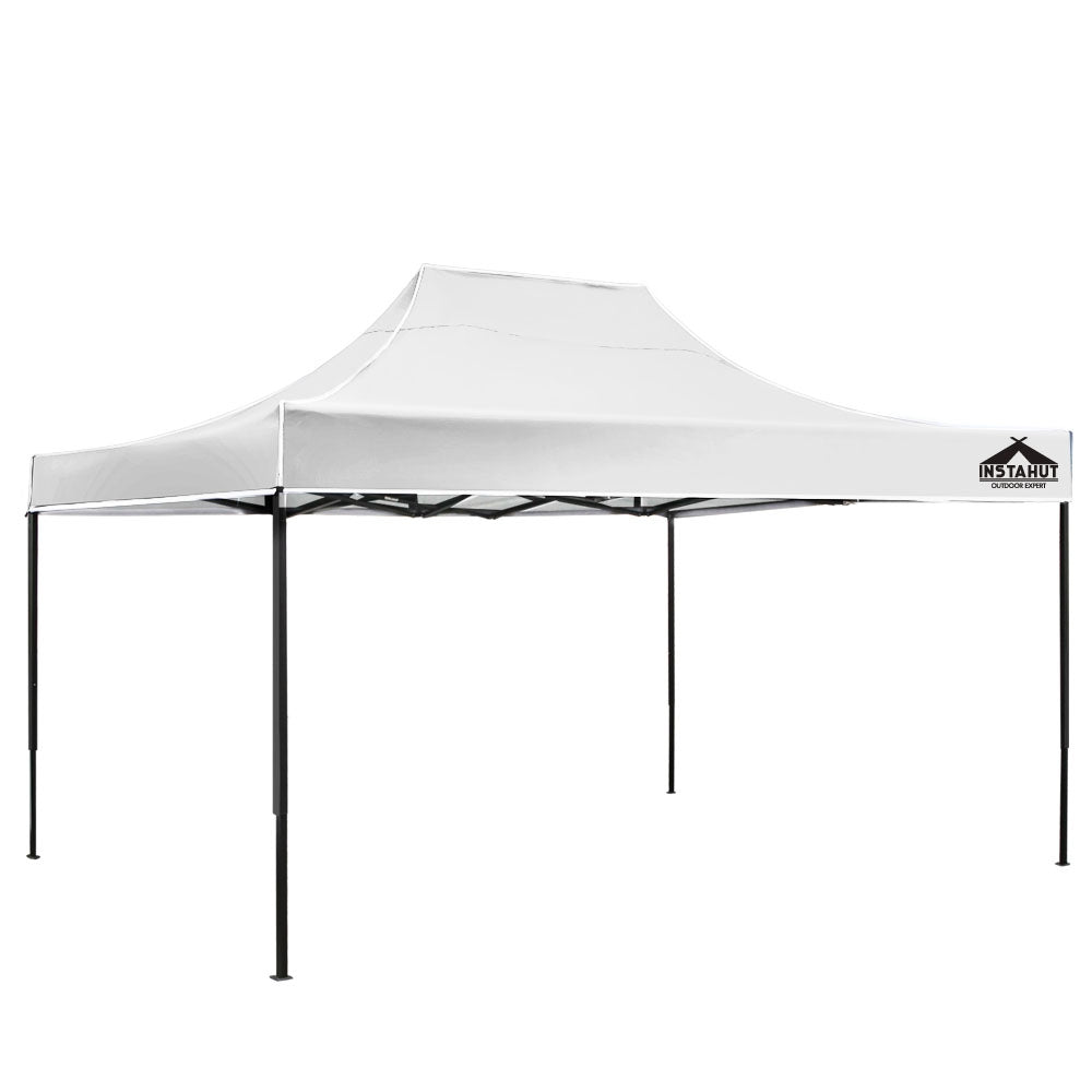 Gazebo Pop Up Marquee | 3x4.5 | Folding Tent | 500D Oxford Fabric | White