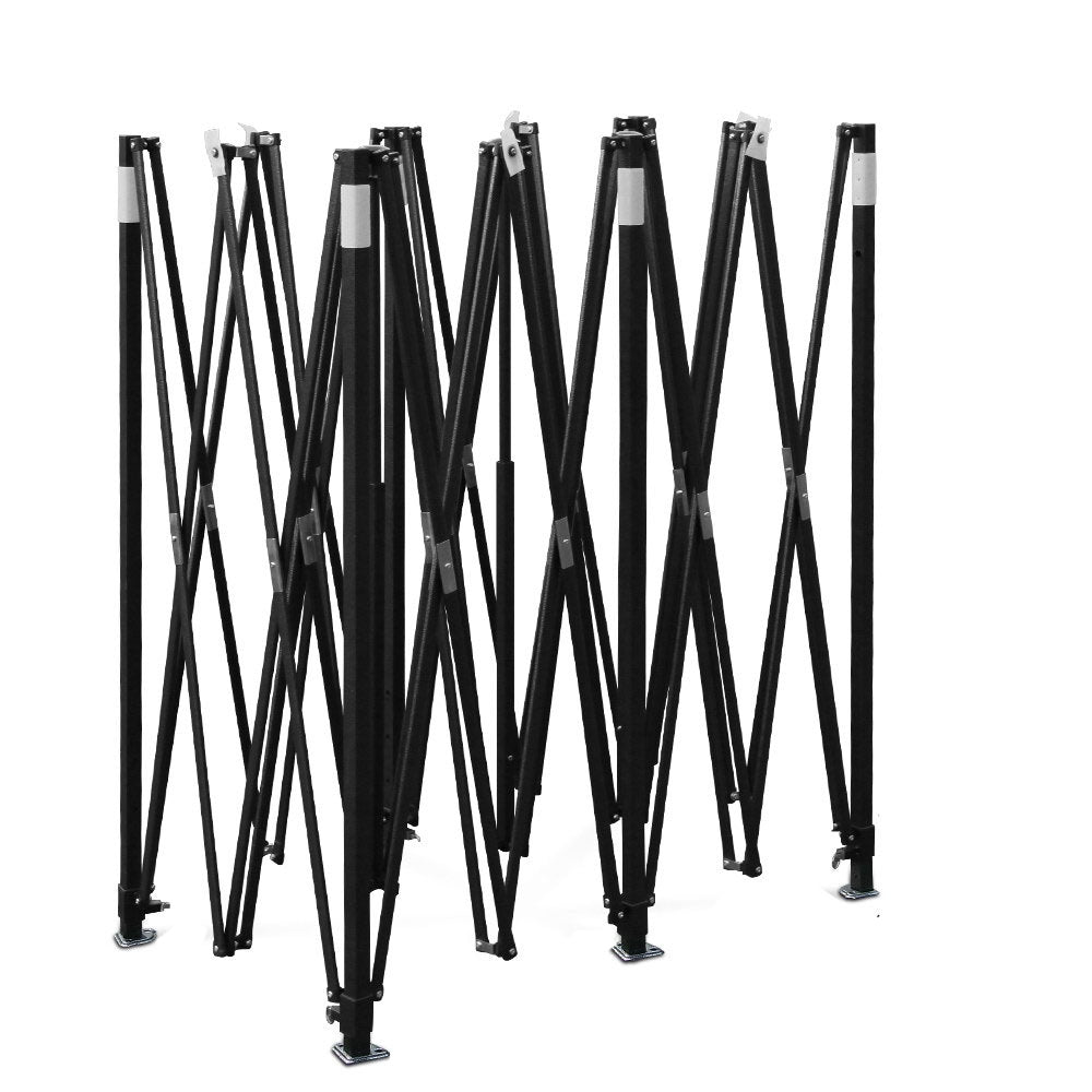 Gazebo Pop Up Marquee | 3x6m | Folding Outdoor | 500D Tent Base Pod | Black