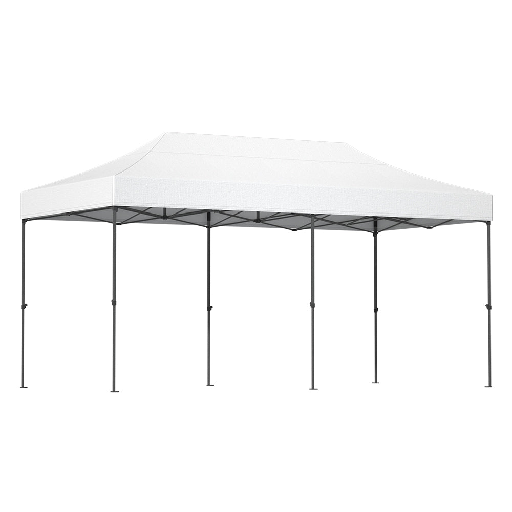 Gazebo Pop Up Marquee | 3x6 | Folding Tent | Wedding | 500D Oxford Fabric | White