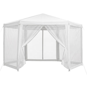 Instahut Gazebo?2x2m Marquee Wedding Party Tent Outdoor Camping Mesh Wall Canopy Shade Gazebos Navy