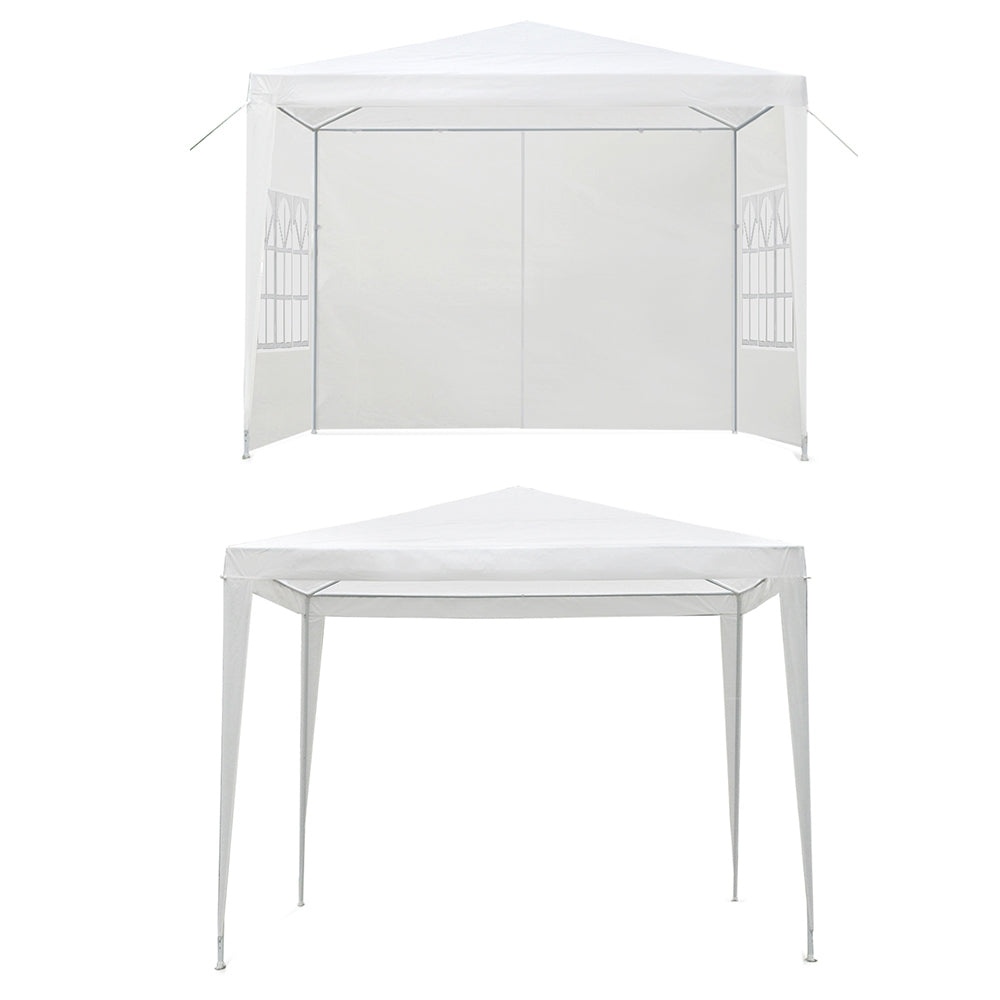 Gazebo | 3x3m | Marquee Wedding Party Tent | Outdoor Camping | Side Wall | Canopy Window Panel | White