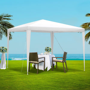 Gazebo | 3x3m | Wedding Party Marquee Tent | Outdoor Event | Camping | Canopy Shade | White