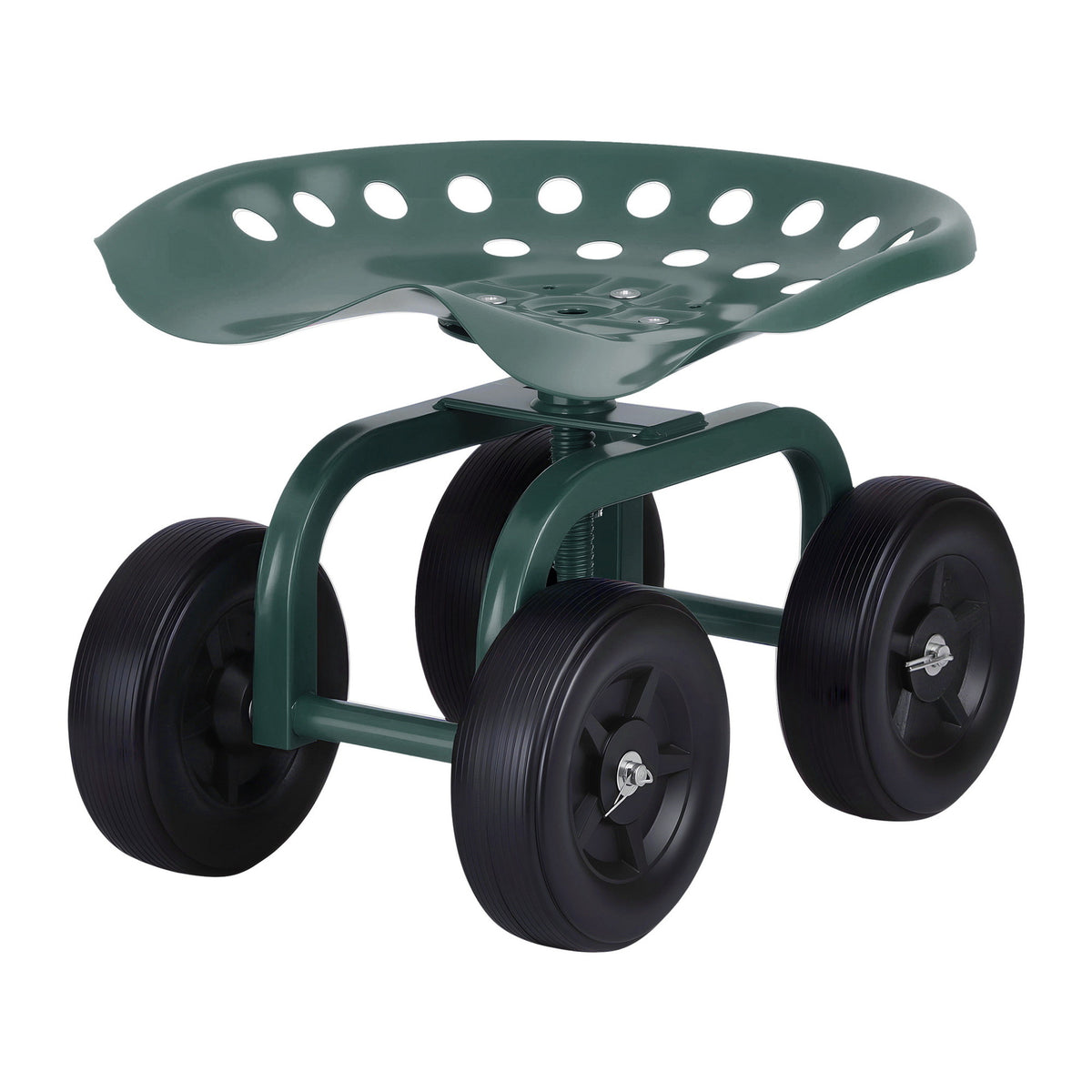 Garden Seat | 360° Swivel | Rolling Adjustable Height | Heavy Duty 150kg (Version 1)