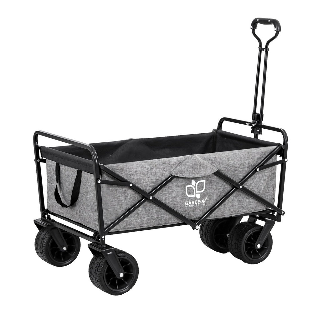 Garden Cart | With Cargo Net | Grey