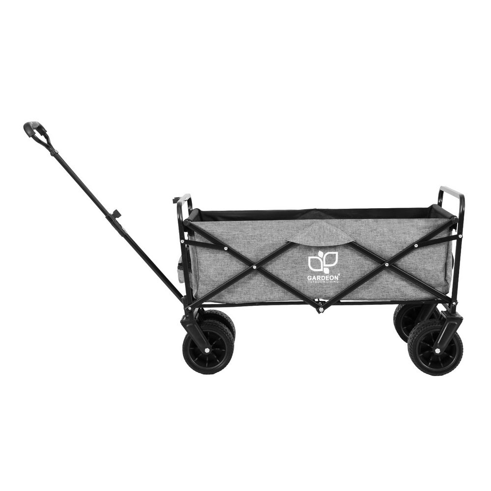 Garden Cart | With Cargo Net | Grey