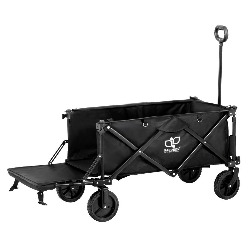 Garden Cart | With Opening Rear | Black