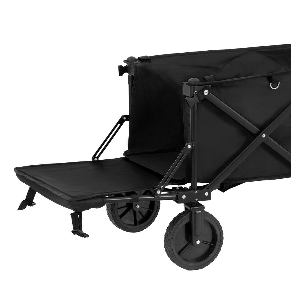Garden Cart | With Opening Rear | Black