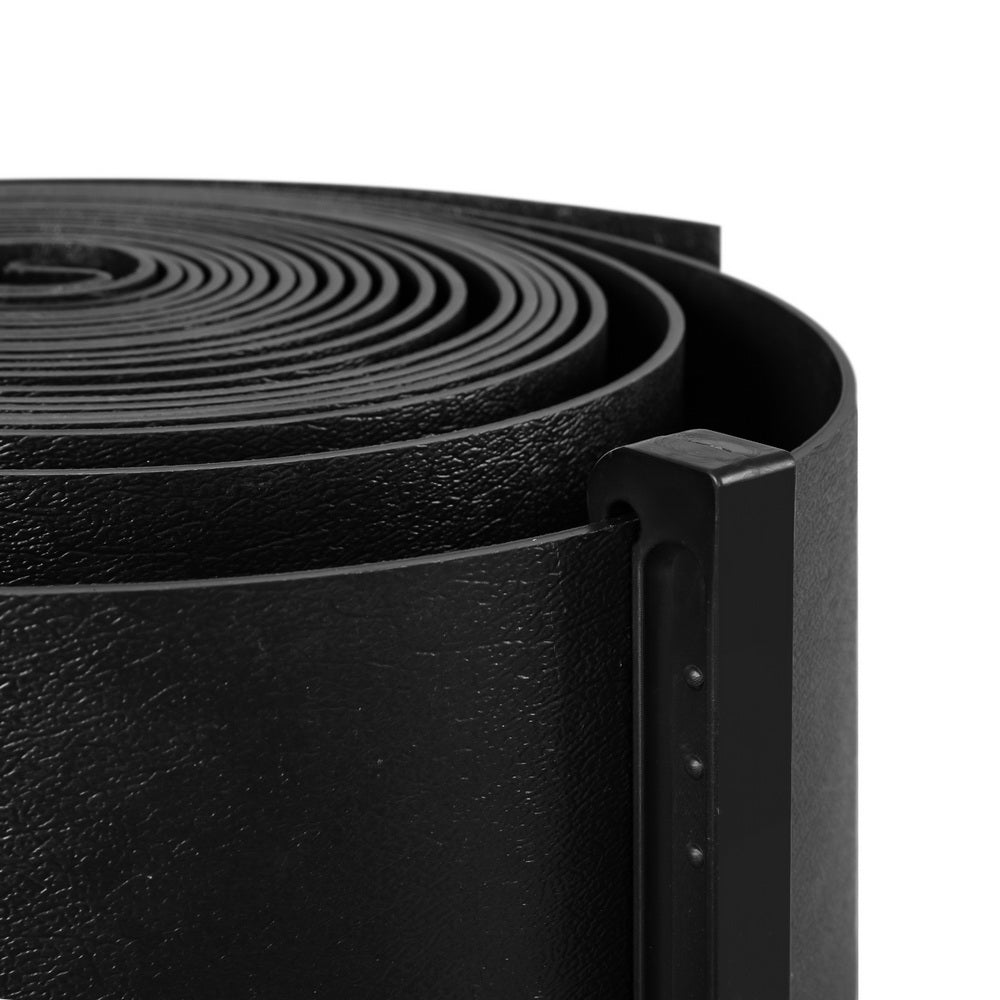 Greenfingers Garden Edging | 15CM x 10M | Border Support | Landscape Edge | Black