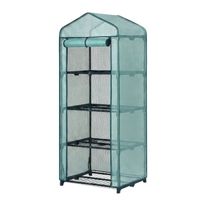 Mini Greenhouse 4 Tier | 1.6x0.7x0.5m | Garden Plant Shelter