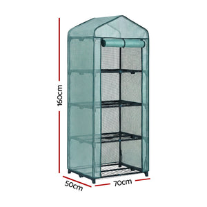 Mini Greenhouse 4 Tier | 1.6x0.7x0.5m | Garden Plant Shelter