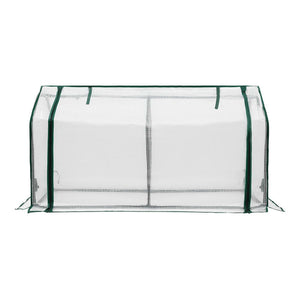 Green Fingers | Mini Greenhouse | PE Cover | Green House | Roll-Up Zippered Door | 1.2x0.5x0.6m