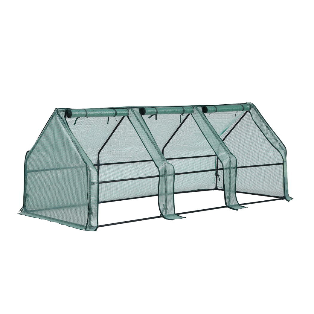 Mini Greenhouse | 240x90x90cm | Steel Frame | PE Cover | Outdoor Shelter
