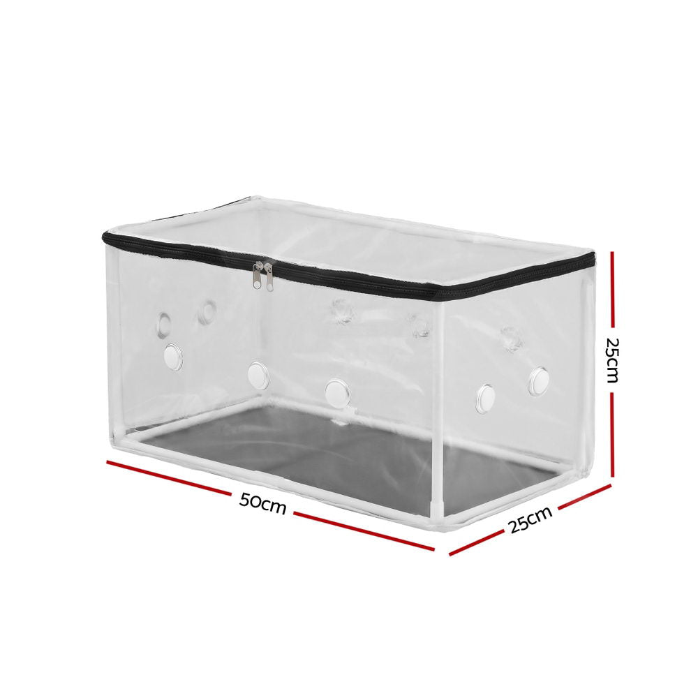 Mini Greenhouse | 50x25x25cm | PVC Cover | For Mushrooms & Succulents