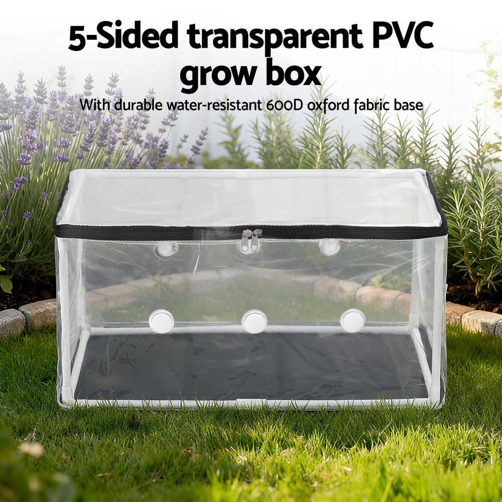 Mini Greenhouse | 50x25x25cm | PVC Cover | For Mushrooms & Succulents