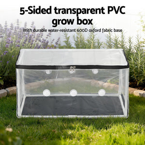 Mini Greenhouse | 50x25x25cm | PVC Cover | For Mushrooms & Succulents