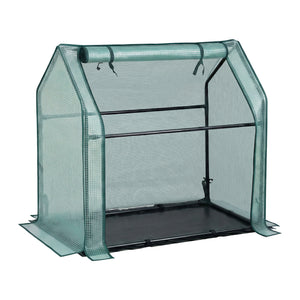 Mini Greenhouse 91x46x84cm | Steel Frame | PE Cover | Outdoor Garden Shelter