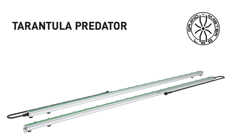 GML Predator UV-C IPM Light Bars (2 × 5W) + Mount Kit | IP66 Waterproof | 4×4ft Coverage | Daisy-Chain Read