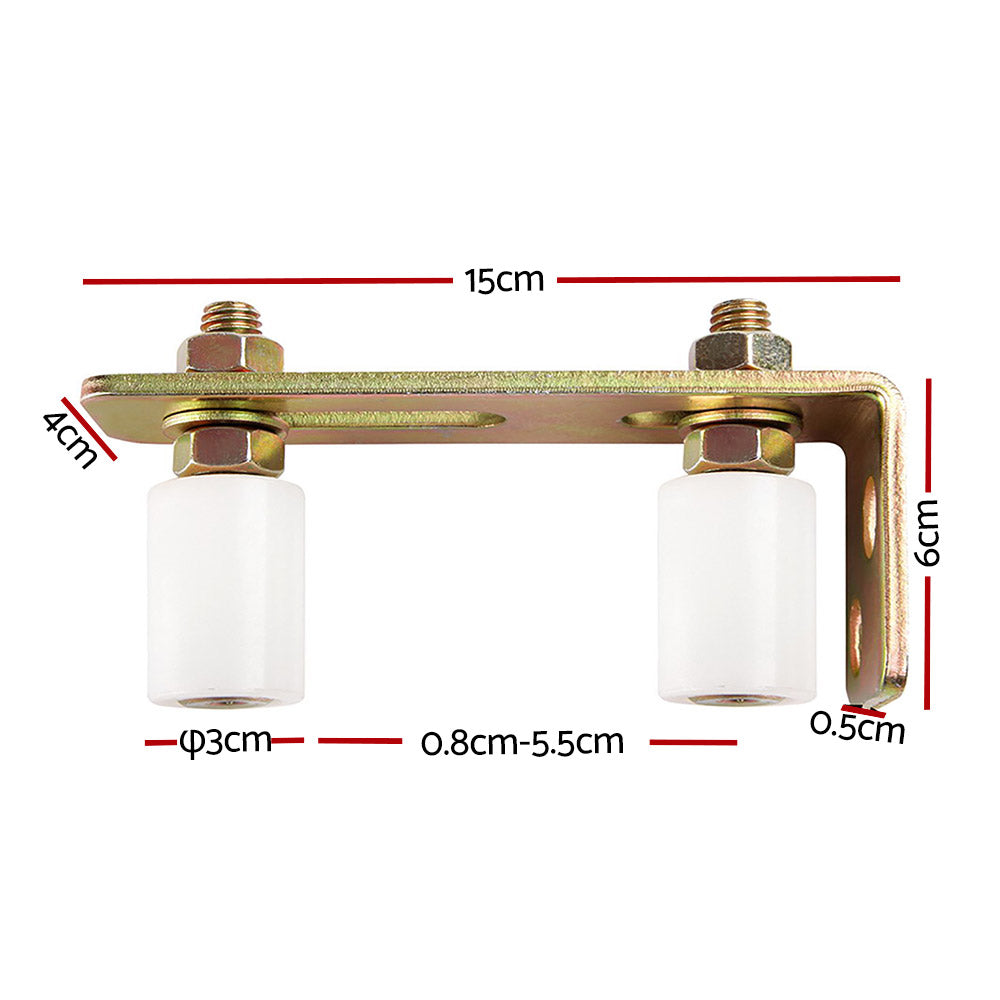 LockMaster Roller Guide | Gate Opener | Track Stopper | Sliding Hardware Accessories Kit