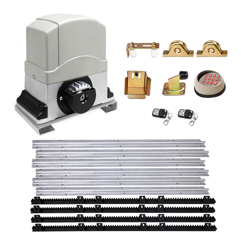 LockMaster Electric Sliding Gate Opener | 1200KG | Keypad | 4M