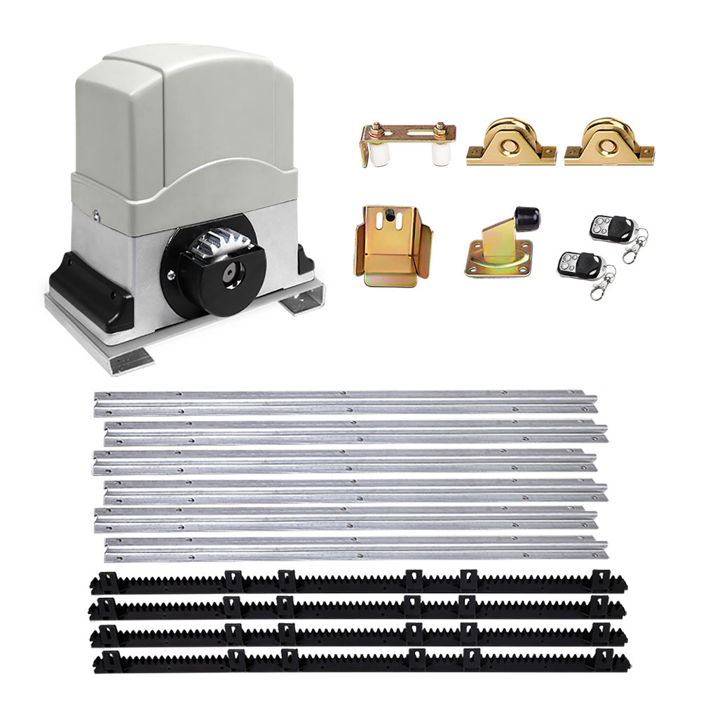 LockMaster Electric Sliding Gate Opener | 1200KG | With Hardware Kit | 4M Rail