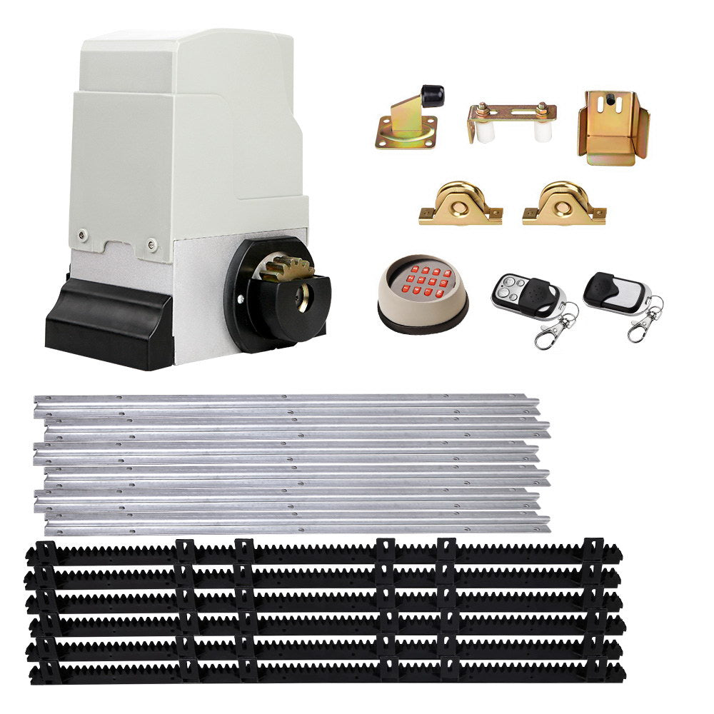 LockMaster Electric Sliding Gate Opener | 1800KG | Keypad | 6M Rail