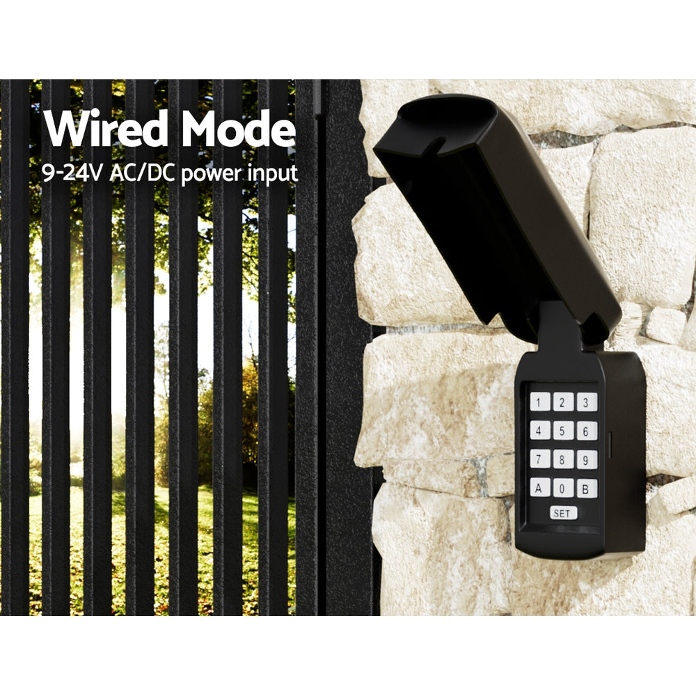 Lockmaster Universal Wireless Wired Keypad Security Control | For Gate Opener