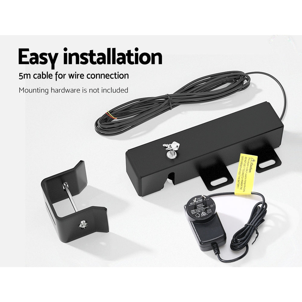 Lockmaster | Automatic Electric Gate Lock | DC 24V | Swing Gate Opener | Security Gate Lock