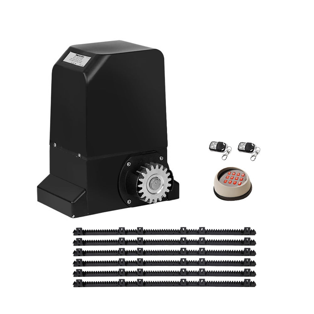 Lockmaster Automatic Sliding Gate Opener Kit | Keypad | 6M | 1000KG