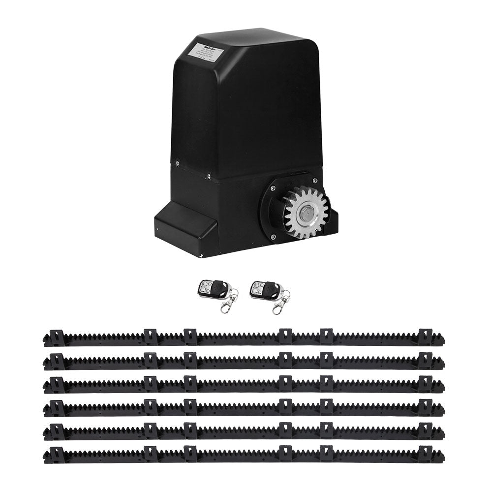 Lockmaster Automatic Sliding Gate Opener Kit | 6M | 1000KG