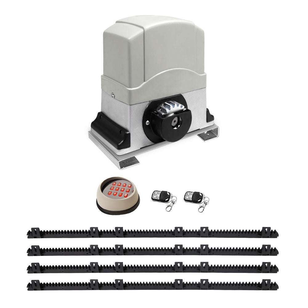 Lockmaster Automatic Sliding Gate Opener Kit | Keypad | 4M | 1200KG
