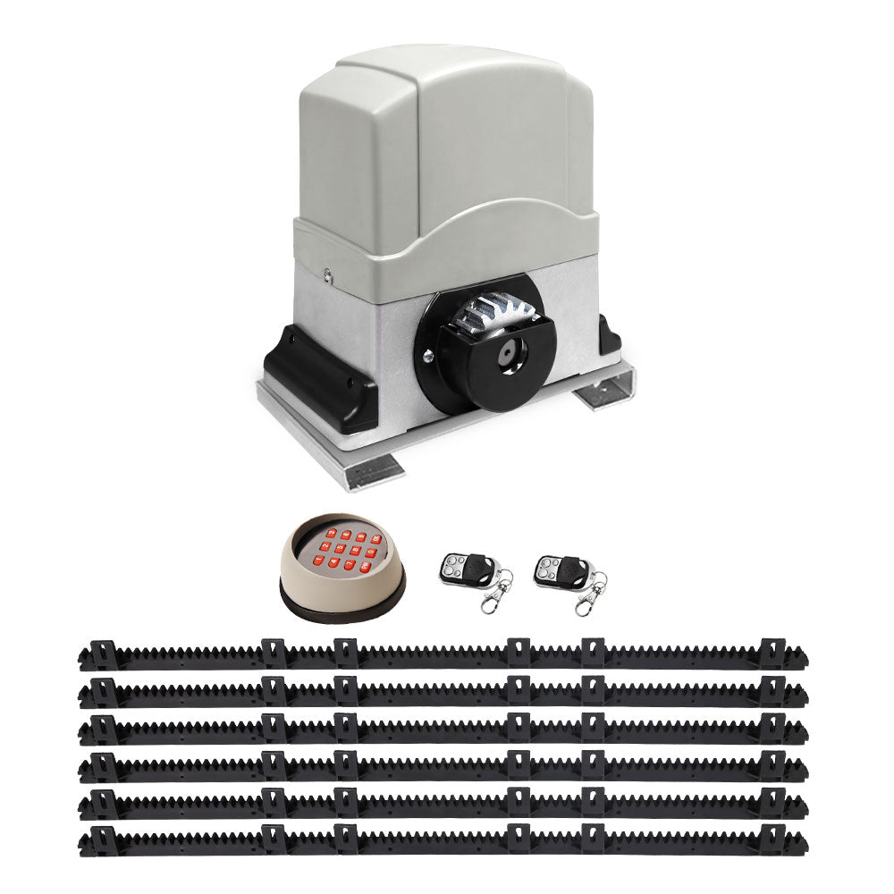 Lockmaster Automatic Sliding Gate Opener Kit | Keypad | 6M | 1200KG