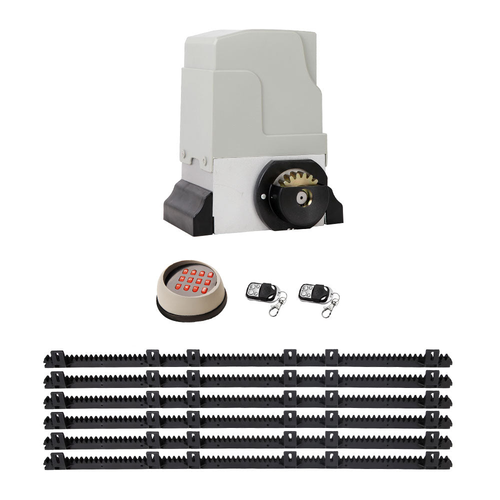 Lockmaster Automatic Sliding Gate Opener Kit | Keypad | 6M | 1800KG