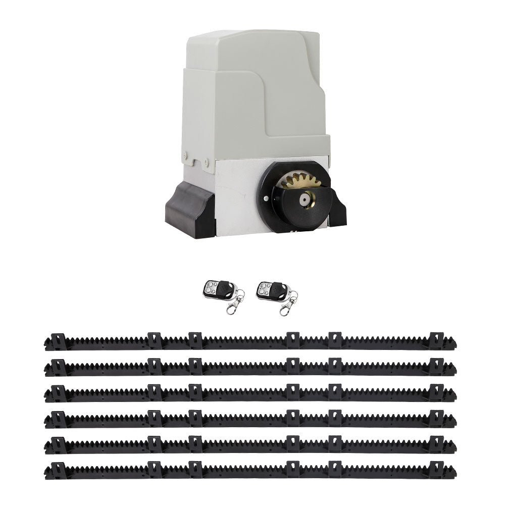 Lockmaster Automatic Sliding Gate Opener Kit | 6M | 1800KG
