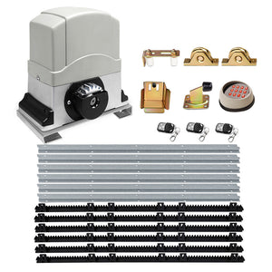 LockMaster Electric Sliding Gate Opener | 800KG | 6M Hardware Kit