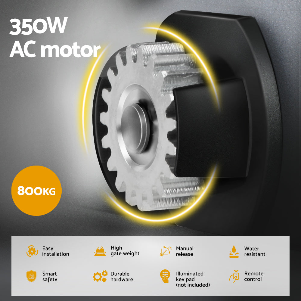 LockMaster Electric Sliding Gate Opener | 800KG | 6M Hardware Kit