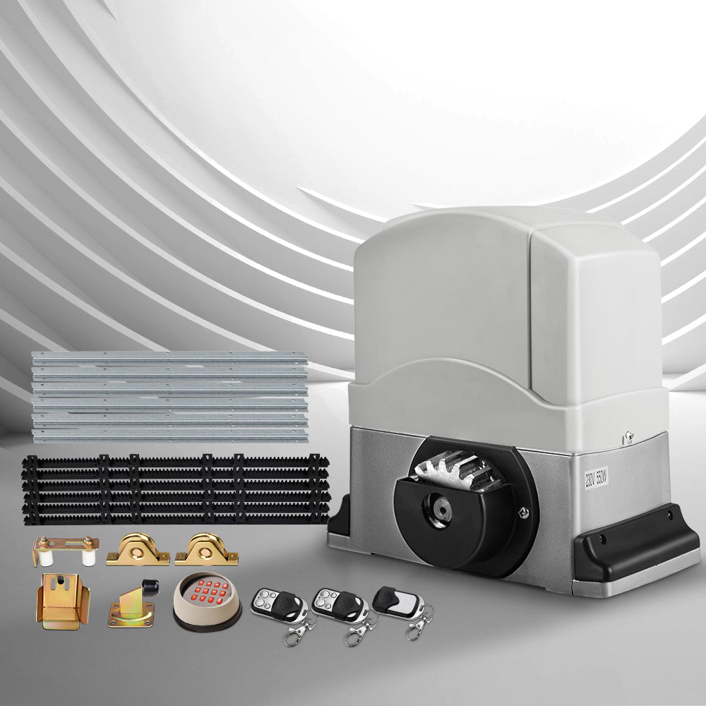 LockMaster Electric Sliding Gate Opener | 800KG | 6M Hardware Kit