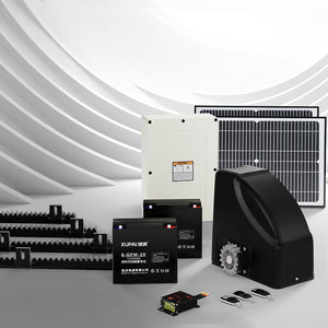 Lockmaster | Automatic Sliding Gate Opener Kit | 40W | Full Solar Electric | 4M 600KG