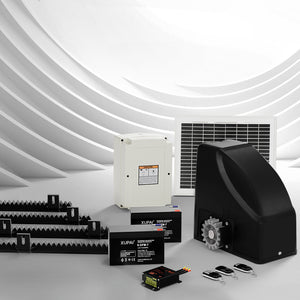 Lockmaster | Automatic Sliding Gate Opener Kit | 10W | Solar Panel Electric | 4M 600KG