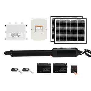 Lockmaster Single Swing Gate Opener | 600KG | 20W Solar Panel