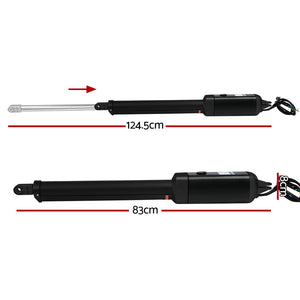 Lockmaster Single Swing Gate Opener | 600KG | 40W Solar Panel