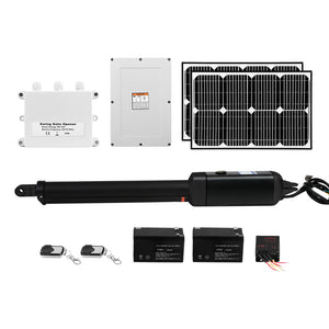 Lockmaster Single Swing Gate Opener | 600KG | 40W Solar Panel