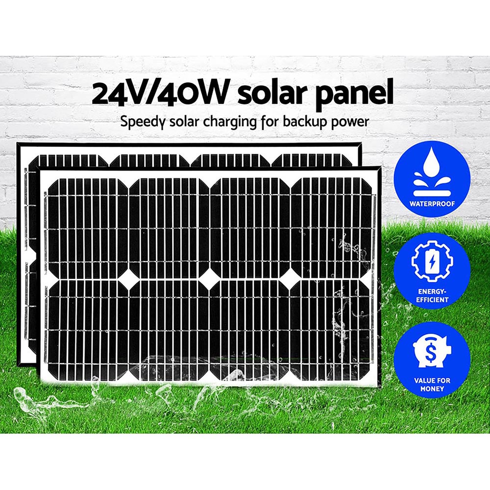 Lockmaster Single Swing Gate Opener | 600KG | 40W Solar Panel