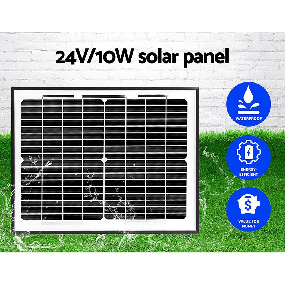 Lockmaster Single Swing Gate Opener | 600KG | 10W Solar Panel