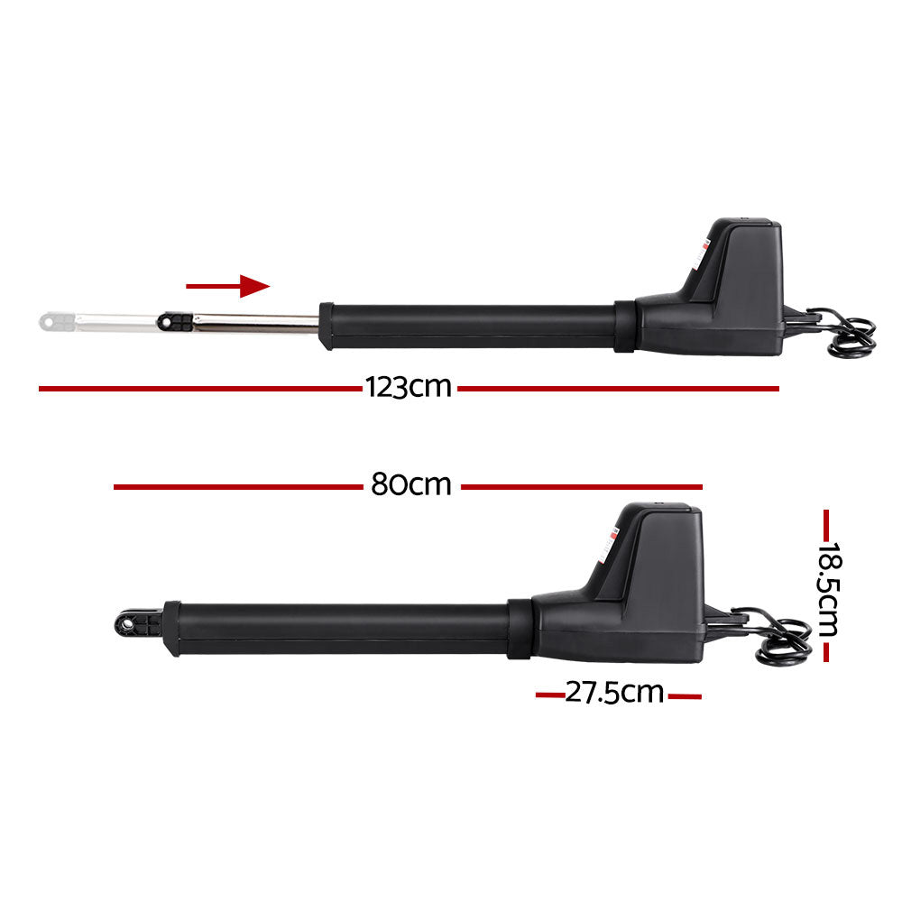 Lockmaster Dual Swing Gate Opener | 800KG | 40W Solar Panel
