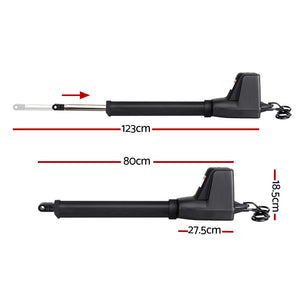 Lockmaster Dual Swing Gate Opener | 800KG | 40W Solar Panel