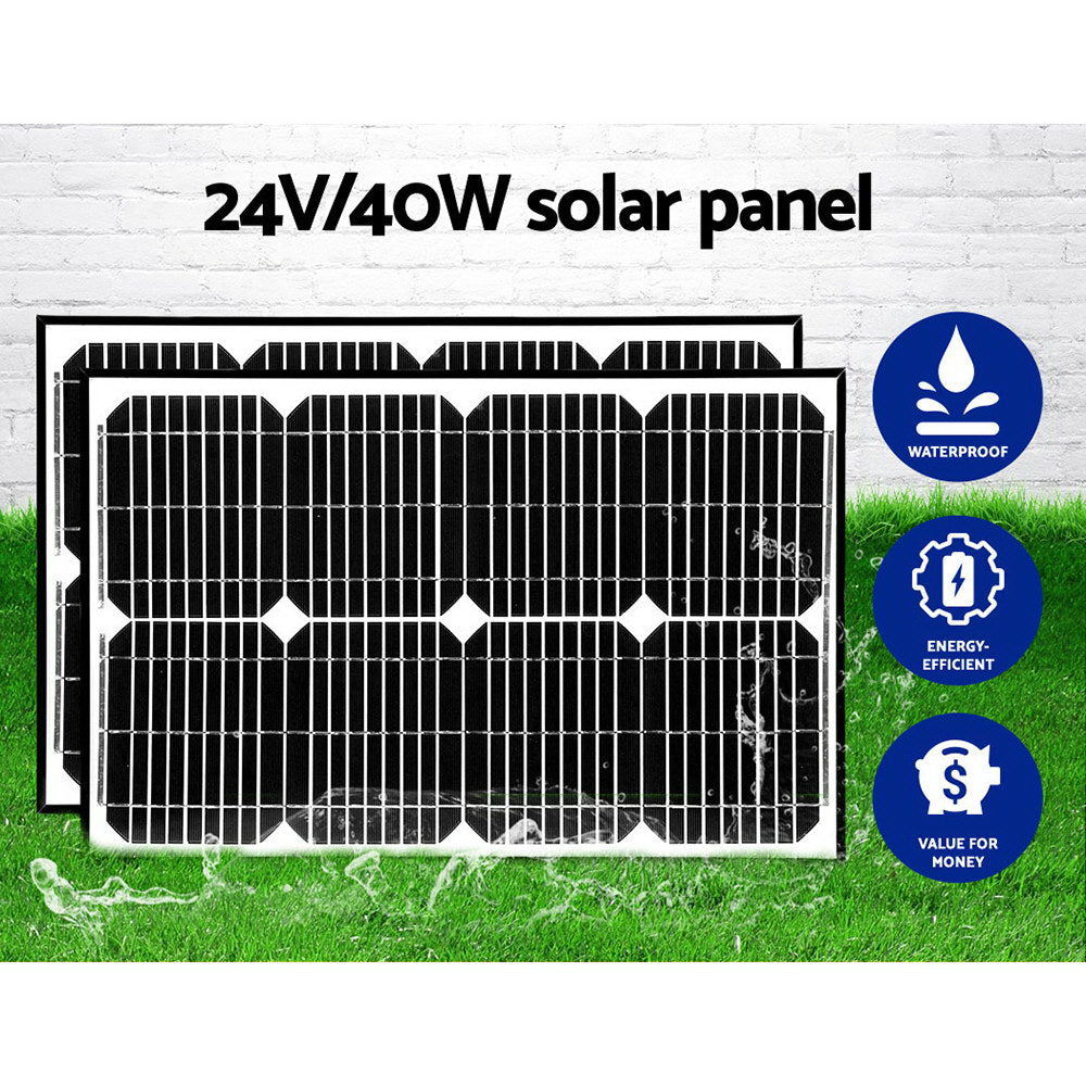 Lockmaster Dual Swing Gate Opener | 800KG | 40W Solar Panel