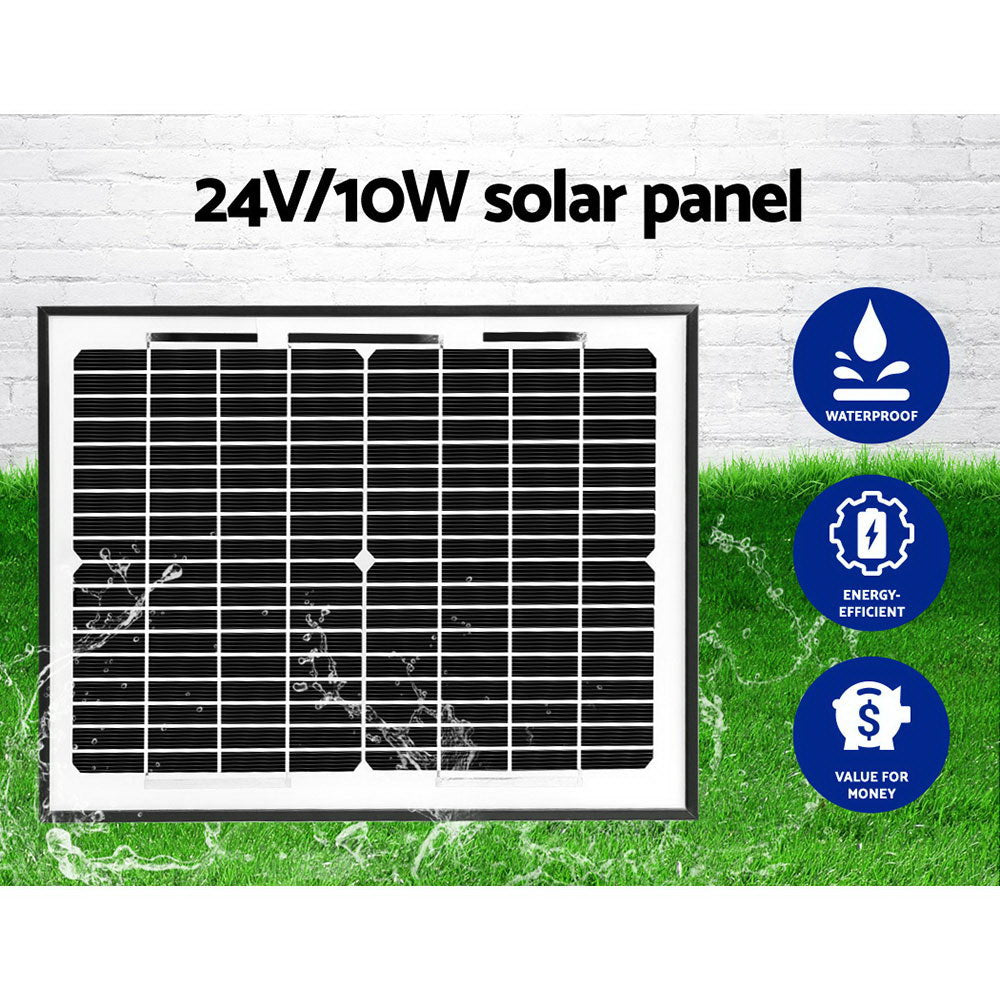 Lockmaster Dual Swing Gate Opener | 800KG | 10W Solar Panel
