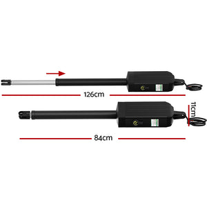 Lockmaster | Single Swing Gate Opener | 40W | Full Solar Power Automatic | 300KG 5M