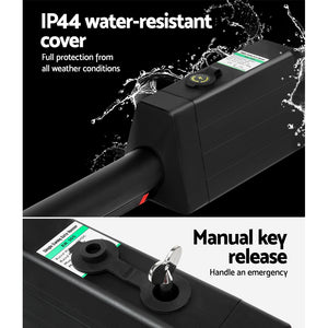 Lockmaster | Single Swing Gate Opener | 40W | Full Solar Power Automatic | 300KG 5M